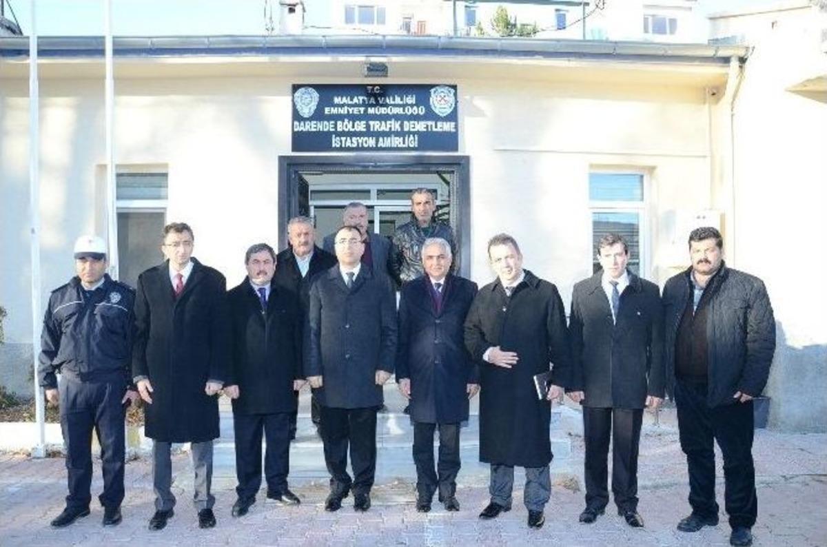 Vali Toprak Darende&rsquo;de İncelemelerde Bulundu