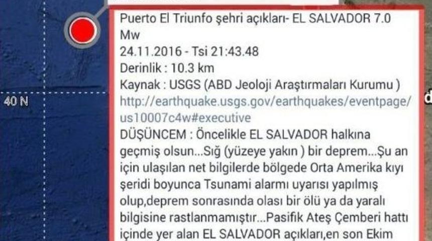 Kaliforniya Depremini 14 G&uuml;n &Ouml;nceden Bildi
