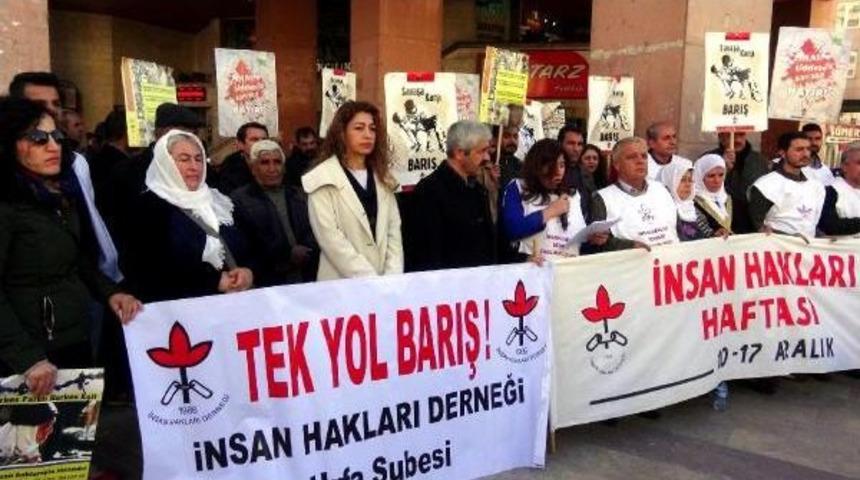 Şanlıurfa'da, İhd'den İnsan Hakları G&uuml;n&uuml; A&ccedil;ıklaması