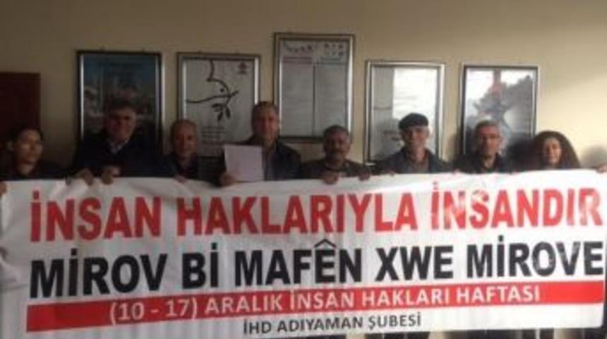 İhd&rsquo;den 10 Aralık İnsan Hakları G&uuml;n&uuml; A&ccedil;ıklaması