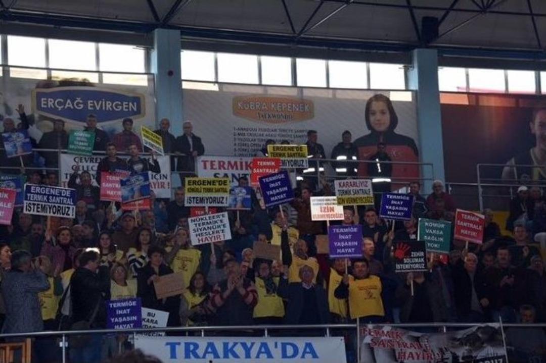 Tekirdağ Termik Santrale &rsquo;hayır&rsquo; Dedi