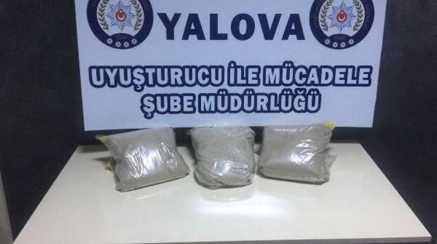 Yalova'de 8.5 Kilo Eroin Ele Ge&ccedil;ti
