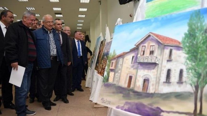 Uluslararası Ressamlar &lsquo;y&ouml;reler Ve K&uuml;lt&uuml;rler&rsquo; Sergisinde Buluştu