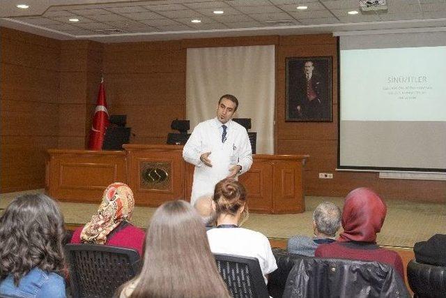 &Ouml;zel Sani Konukoğlu Hastanesinde Sin&uuml;zitler Anlatıldı 2