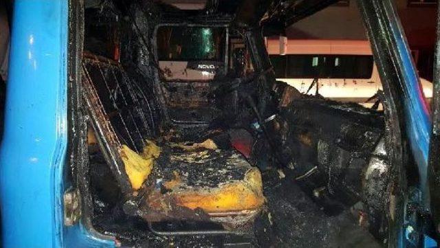 Park Halindeki Kamyon Alev Alev Yandı 2