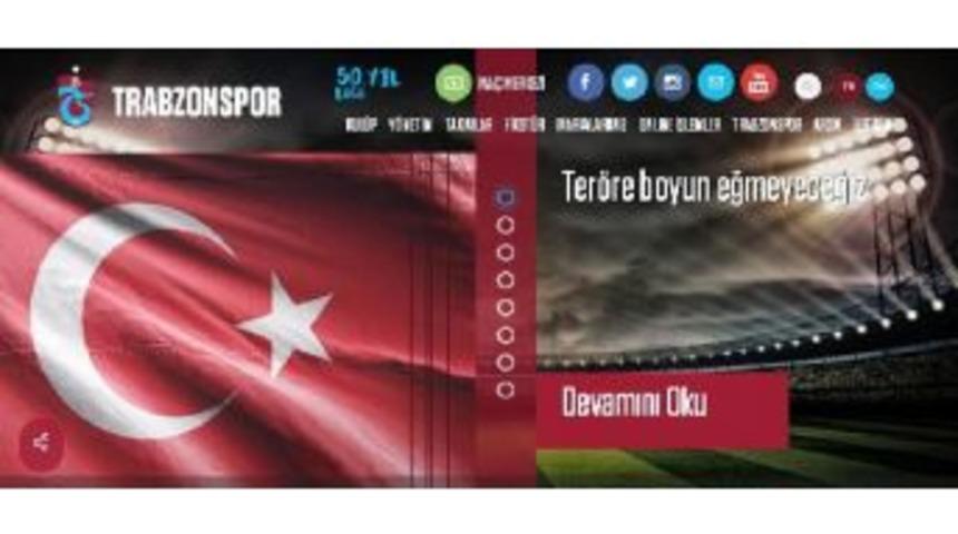 Trabzonspor: Ter&ouml;re Lanet Olsun