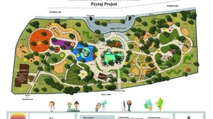 Atat&uuml;rk Bilim Ve Eğitim Parkı &Ccedil;alışmaları S&uuml;r&uuml;yor