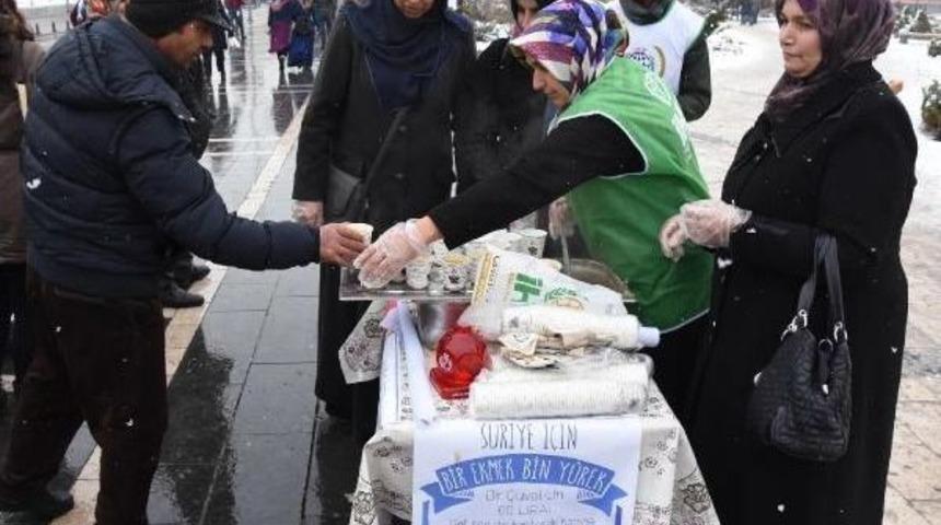 Sivas'ta İhh'den Halep'e Yardım I&ccedil;in &Ccedil;orba