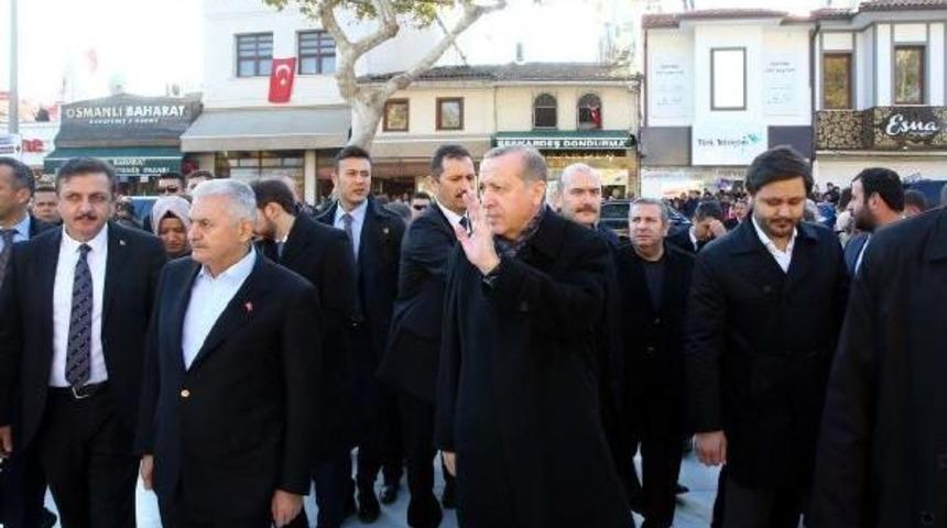 Erdoğan Ve Yıldırım Eyüp Sultan Cami'nde Namaz Kıldı
