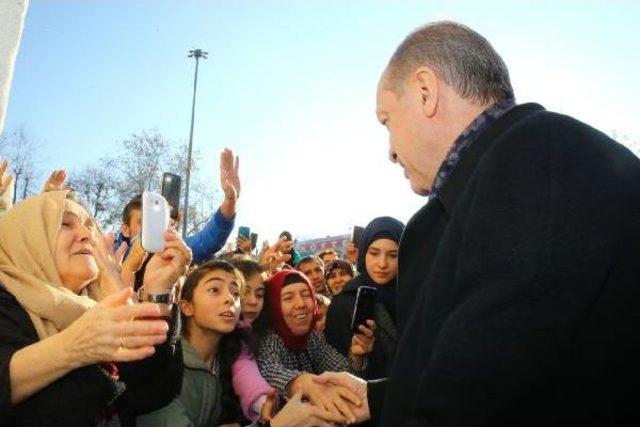 Erdoğan Ve Yıldırım Eyüp Sultan Cami'nde Namaz Kıldı