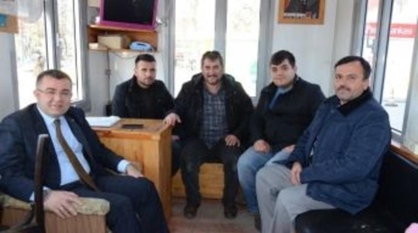 İl Başkanı Keskin, Taksici Esnafını Dinledi