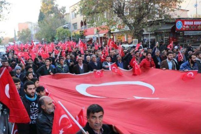 Adıyaman'da Teröre Tepki Yürüyüşü