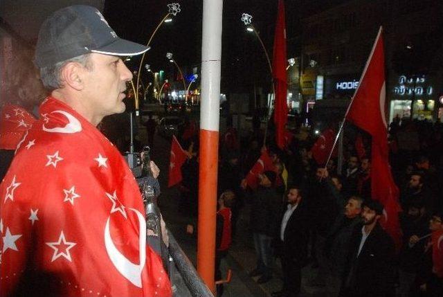 Tokat’ta Vatandaş Teröre Tepki Yürüyüşü Düzenledi