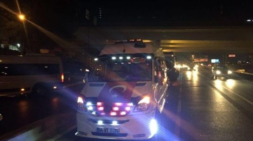 Servis Minib&uuml;s&ccedil;&uuml;lerinden Ter&ouml;re Tepki Konvoyu