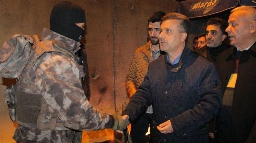 Elazığ&rsquo;da Polis Noktalarına Moral Ziyareti