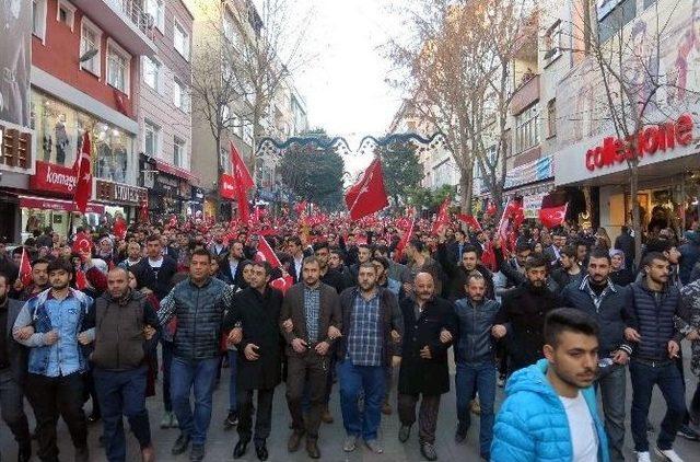 Bağcılar Teröre Karşı Omuz Omuza Yürüdü