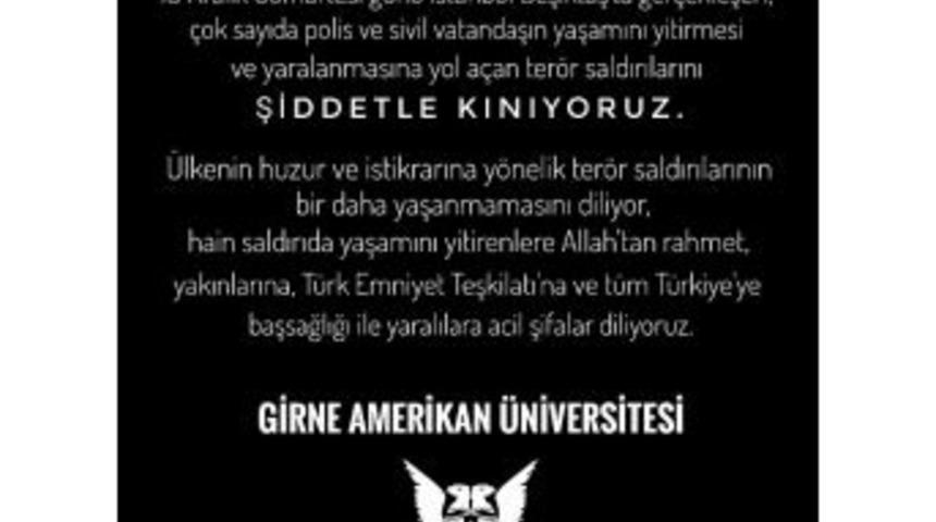 Gaü’den, İstanbul Gerçekleşen Terör Saldırısına Kınama