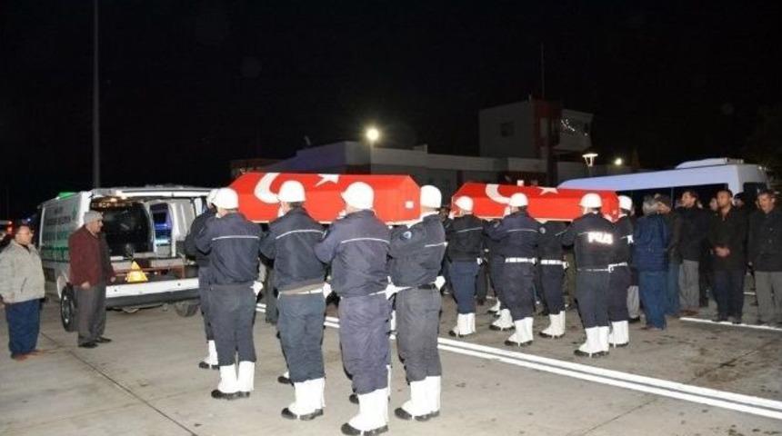 Şehit Polislerin Cenazeleri Malatya&rsquo;ya Geldi