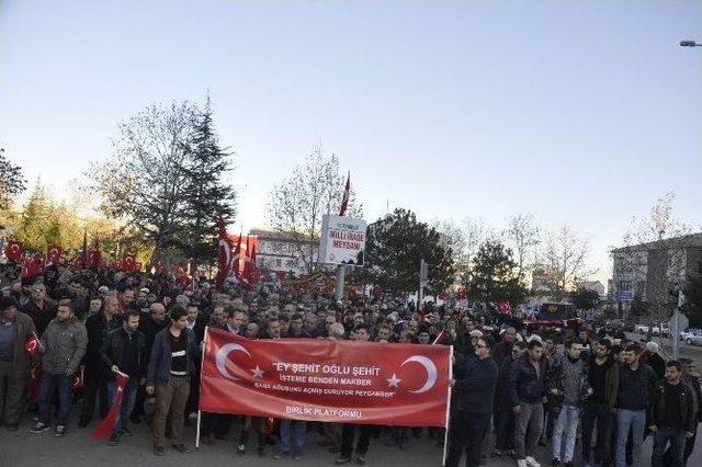 Seydişehir’de “şehitler Yürüyüşü” Düzenlendi