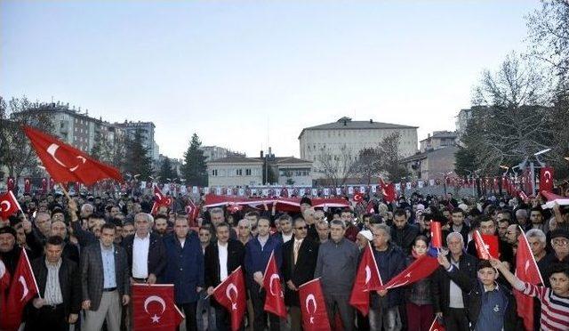 Seydişehir’de “şehitler Yürüyüşü” Düzenlendi