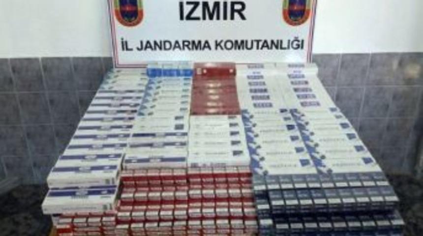 Jandarmanın Ş&uuml;phesi Ka&ccedil;ak Sigaraları Yakalattı