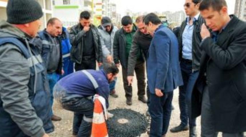 Atilla&rsquo;dan Asfalt &Ccedil;alışmasına Denetim