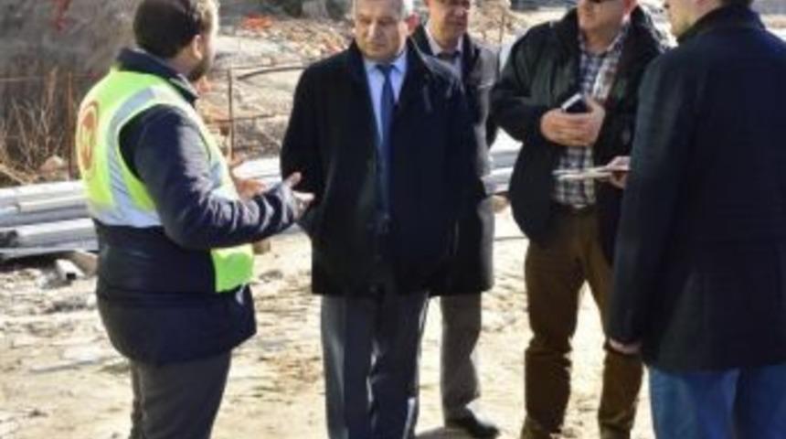 Acer Hastane İnşaatını İnceledi