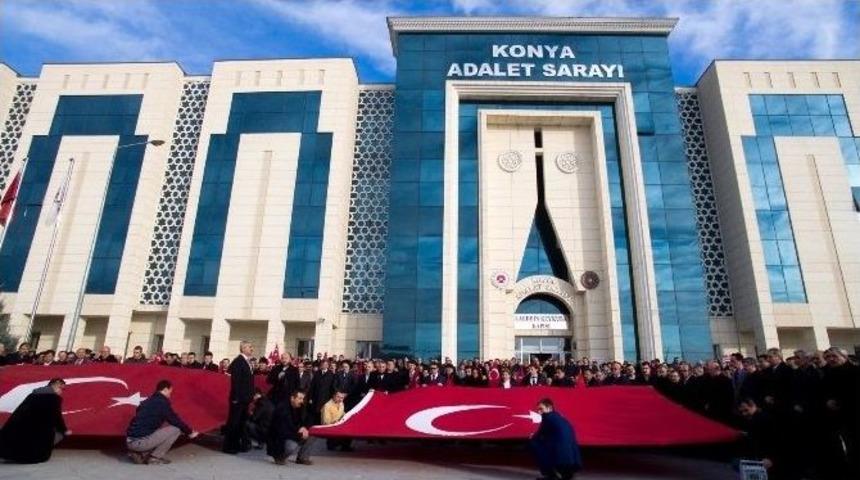 Konya Adliyesi &Ccedil;alışanlarından Ter&ouml;r Saldırısına Tepki
