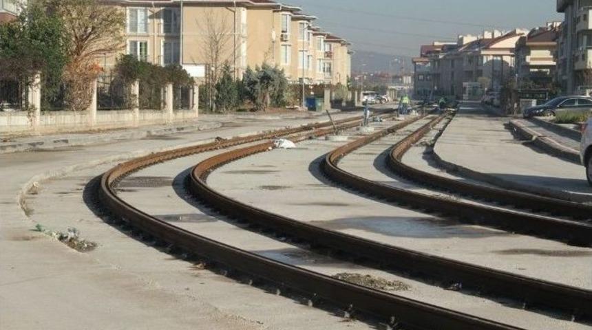 Tramvayda Alt Yapı &Ccedil;alışmaları B&uuml;y&uuml;k Oranda Tamamlandı