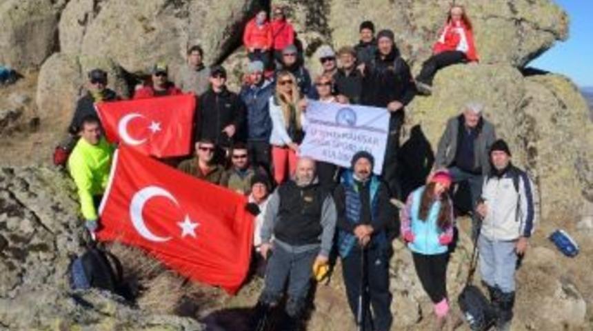 Afdos &Uuml;yeleri Eğerli Tepesi&rsquo;ne Y&uuml;r&uuml;d&uuml;