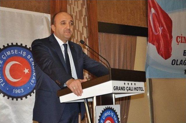 Türkiye Çimse İş Sendikası Bozüyük Şubesinin 10’ncu Olağan Genel Kurulu Yapıldı