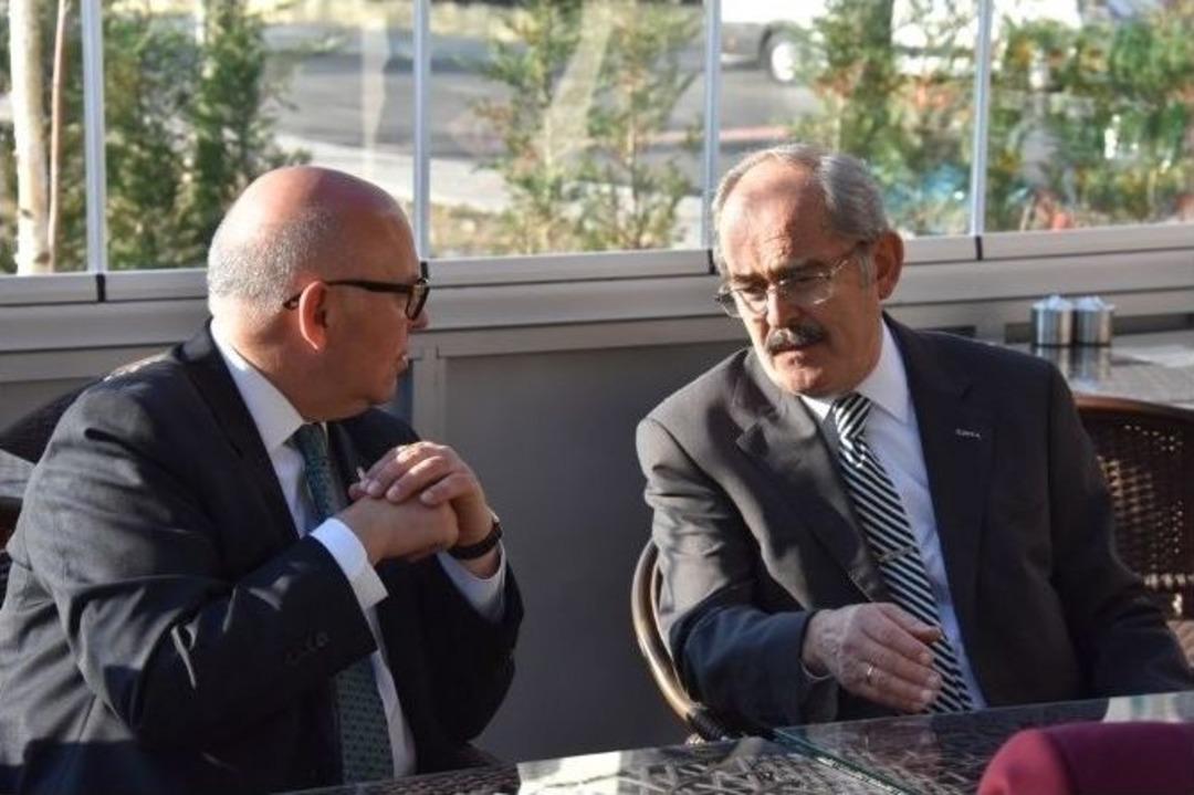 Yılmaz B&uuml;y&uuml;kerşen&rsquo;in Tekirdağ Temasları