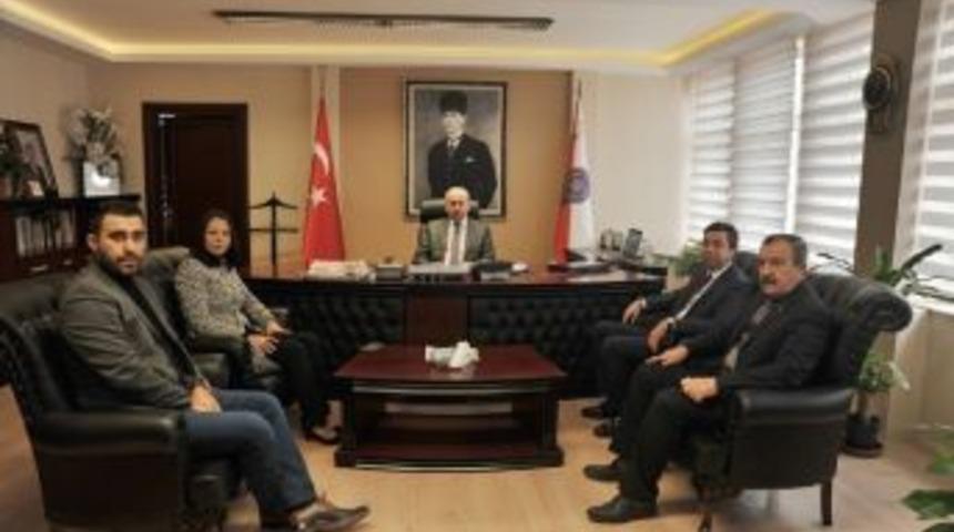 Ak Parti Teşkilatından Emniyet M&uuml;d&uuml;r&uuml;ne Taziye Ziyareti