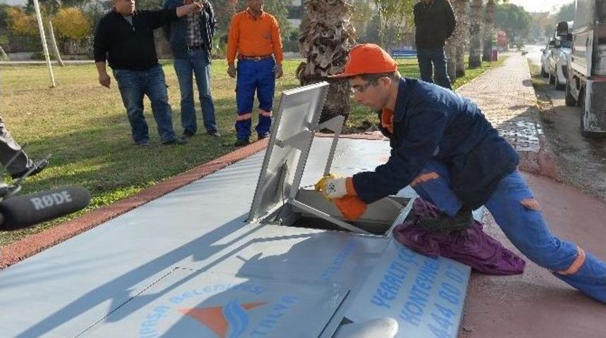 Muratpaşa&rsquo;da 2 Bin 141 &Ccedil;&ouml;p Konteyneri Yeraltına İndi