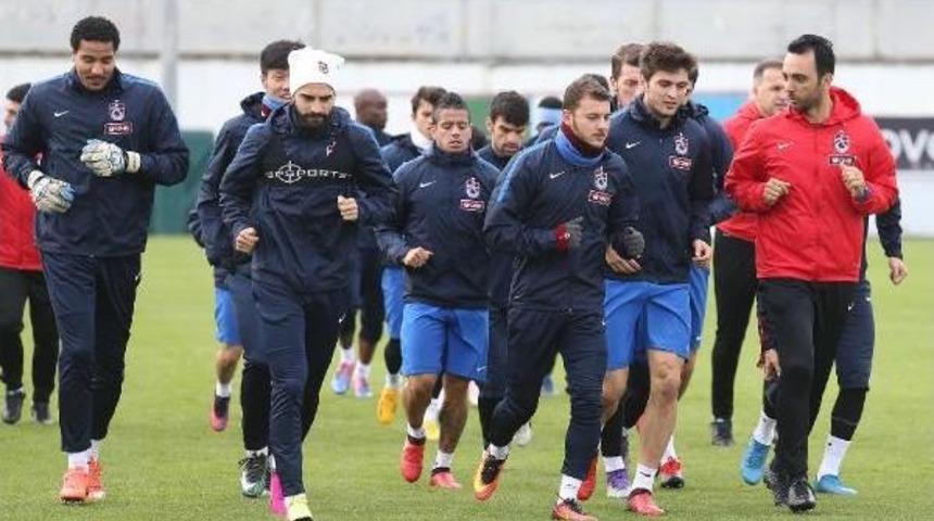 Trabzonspor Şut &Ccedil;alıştı