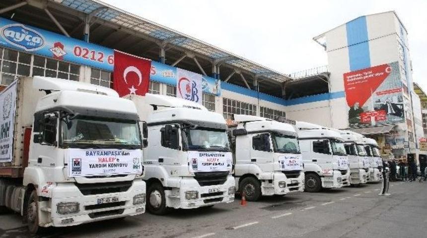 Bayrampaşa Belediyesi&rsquo;nden Halep&rsquo;e Yardım Eli