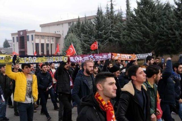 Tokat ta Üniversite Öğrencilerinden Teröre Tepki Yürüyüşü 1