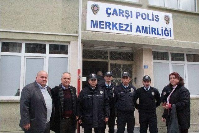 Bilecikli Muhtarlardan Polise Baş Sağlığı Ziyareti