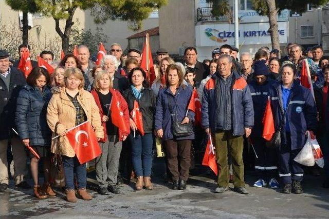 Söke Teröre Karşı Tek Yürek Oldu