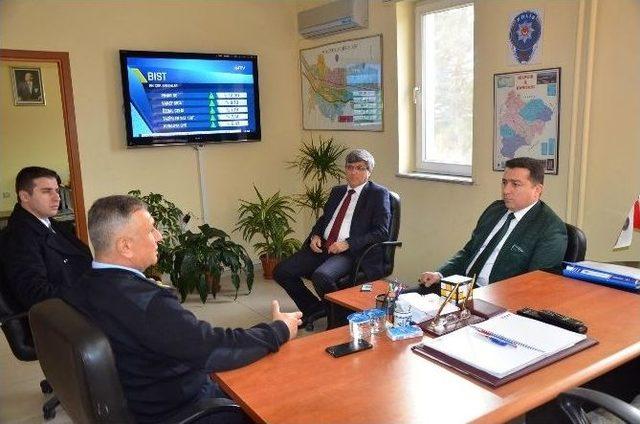 Başkan Bakıcı&rsquo;dan Emniyet M&uuml;d&uuml;rl&uuml;ğ&uuml;&rsquo;ne Taziye Ziyareti Ve Taziye Mesajı 1
