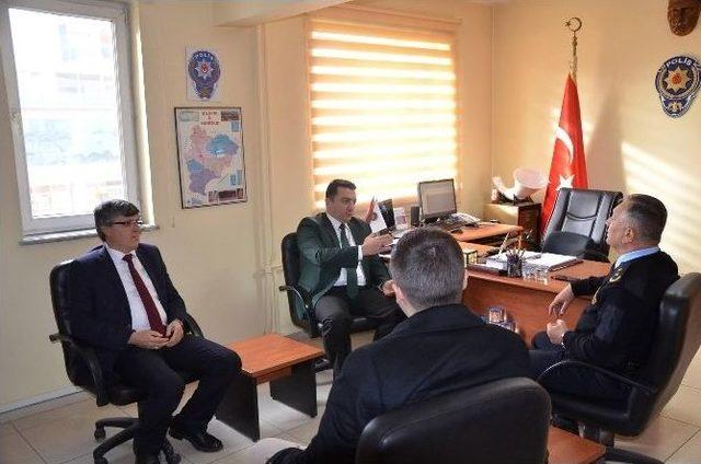 Başkan Bakıcı&rsquo;dan Emniyet M&uuml;d&uuml;rl&uuml;ğ&uuml;&rsquo;ne Taziye Ziyareti Ve Taziye Mesajı 2
