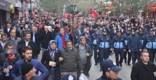 Kırıkkale'de Teröre Lanet, Polise Destek