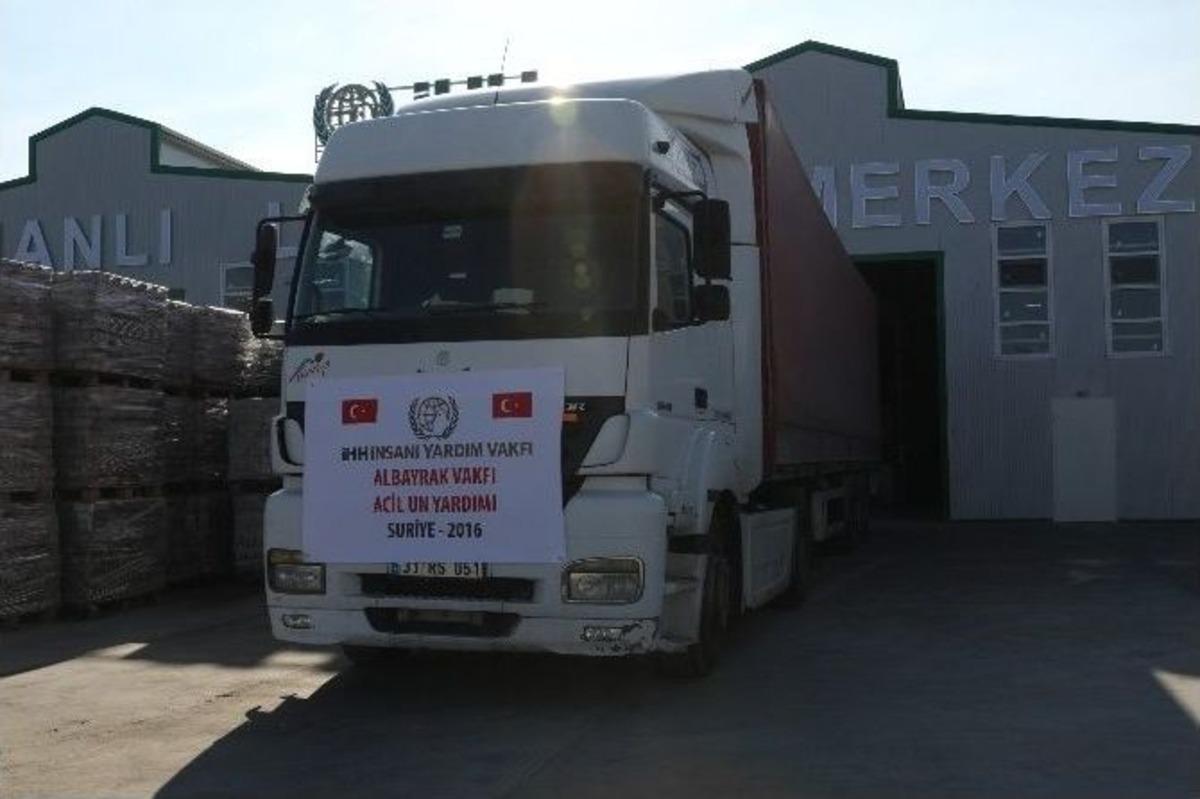 İhh&rsquo;dan Suriye&rsquo;ye 2 Bin Ton Un