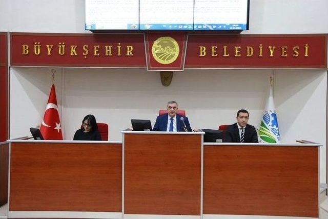 Büyükşehir Belediyesi Aralık Ayı Olağan Meclis Toplantısı Gerçekleşti