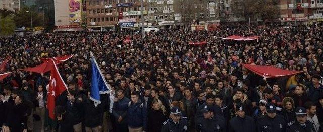 Kırıkkale’de Teröre Tepki, Polise Destek Mitingi