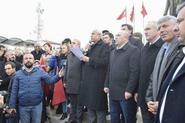 Kırıkkale’de Teröre Tepki, Polise Destek Mitingi