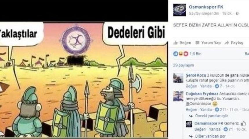 Osmanlıspor, Yunan Ekibi İle Eşleşince Ortaya Bu Paylaşımlar &Ccedil;ıktı