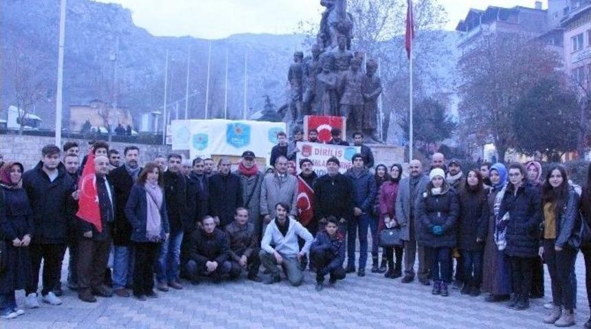 Amasya&rsquo;da Diriliş Başkanları&rsquo;ndan Ter&ouml;r Tepkisi