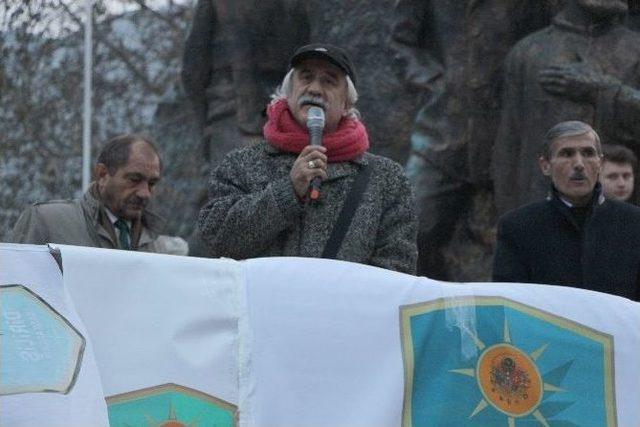 Amasya’da Diriliş Başkanları’ndan Terör Tepkisi