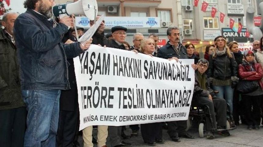 Manisa Emek Platformundan Ter&ouml;re Tepki